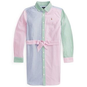 Polo by Ralph Lauren Multicolor Striped Kids Dress